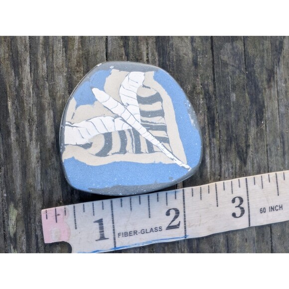 Vintage Artisan Ceramic Pin: Southwestern Brooch - Picture 8 of 8